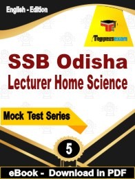 SSB Odisha Lecturer Home Science PDF Book In English