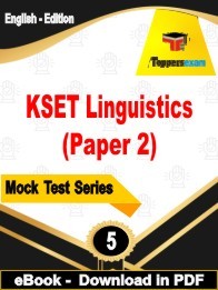 KSET Linguistics Paper 2 PDF Book In English