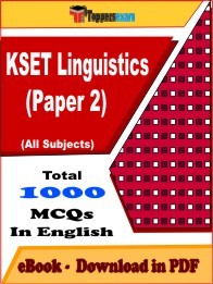 KSET Linguistics Paper 2 PDF Book In English