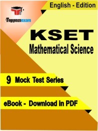 KSET Mathematical Science PDF Book In English
