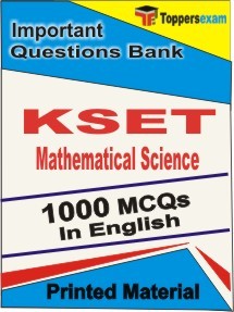 KSET Mathematical Science Exam Objective MCQ Book in English