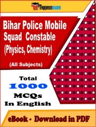Bihar Police Mobile Squad Constable (Physics,Chemistry) PDF Book In English