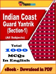 Indian Coast Guard Yantrik Section-1 PDF Book In English