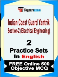 Indian Coast Guard Yantrik Section-2 (Electrical Engineering) Exam Practice Set Book in English