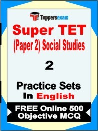 Super TET Paper 2 Social Studies Exam Practice Set Book in English