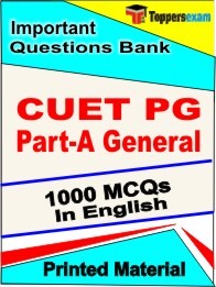 CUET PG Part-A General Exam Objective MCQ Book in English