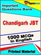 Chandigarh JBT Exam Objective MCQ Book in English