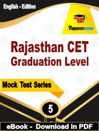 Rajasthan CET Graduation Level PDF Book In English