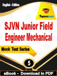 SJVN Junior Field Engineer Mechanical PDF Book In English