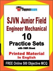 SJVN Junior Field Engineer Mechanical Exam Practice Set Book in English