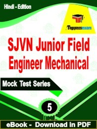 SJVN Junior Field Engineer Mechanical PDF Book In Hindi