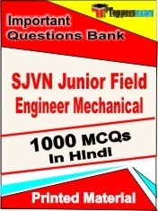 SJVN Junior Field Engineer Mechanical Exam Objective MCQ Book in Hindi