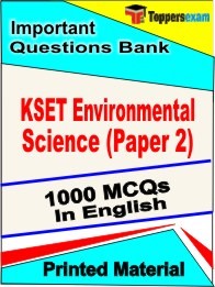 KSET Environmental Science Paper 2 Exam Objective MCQ Book in English