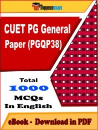 CUET PG General Paper (PGQP38) PDF Book In English