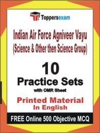 Indian Air Force Agniveer Vayu (Science & Other than Science Group) Exam Practice Set Book in English