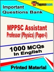 MPPSC Assistant Professor (Physics) Paper 1 Exam Objective MCQ Book in English