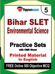 Bihar SLET Environmental Science Exam Practice Set Book in English