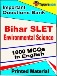 Bihar SLET Environmental Science Exam Objective MCQ Book in English