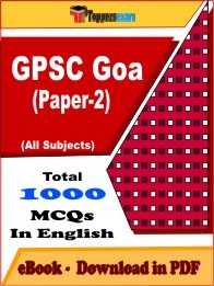 GPSC Goa (Paper-2) PDF Book In English
