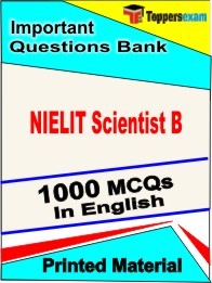 NIELIT Scientist B Exam Objective MCQ Book in English