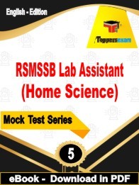 RSMSSB Lab Assistant (Home Science) PDF Book In English