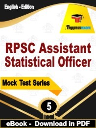 RPSC Assistant Statistical Officer PDF Book In English