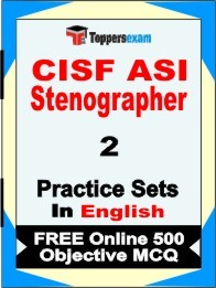 CISF ASI Stenographer Exam Practice Set Book in English