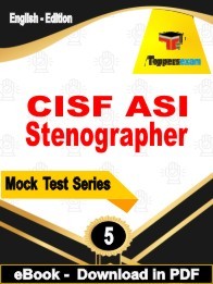CISF ASI Stenographer PDF Book In English
