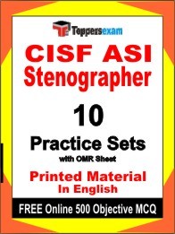 CISF ASI Stenographer Exam Practice Set Book in English