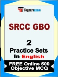 SRCC GBO Exam Practice Set Book in English