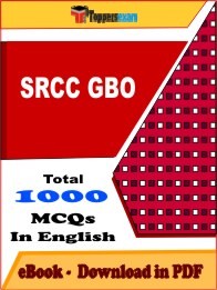 SRCC GBO PDF Book In English
