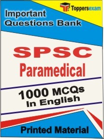 SPSC Paramedical Exam Objective MCQ Book in English