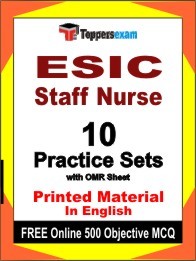 ESIC Staff Nurse Exam Practice Set Book in English