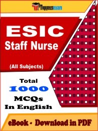 ESIC Staff Nurse PDF Book In English