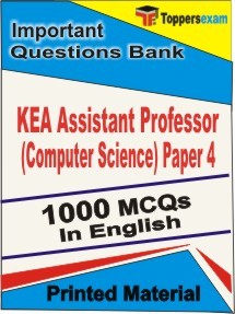 KEA Assistant Professor (Computer Science) Paper 4 Exam Objective MCQ Book in English