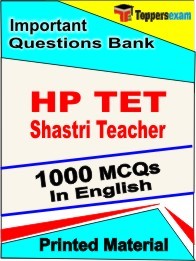 HP TET Shastri Teacher Exam Objective MCQ Book in English
