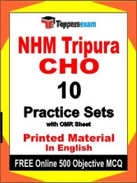 NHM Tripura CHO Exam Practice Set Book in English