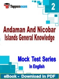 Andaman And Nicobar Islands General Knowledge PDF Book In English