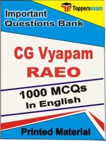 CG Vyapam RAEO Exam Objective MCQ Book in English