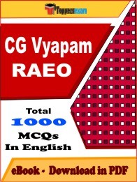 CG Vyapam RAEO PDF Book In English