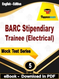 BARC Stipendiary Trainee Exam (Electrical) PDF Book In English