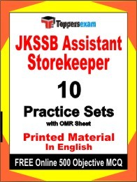 JKSSB Assistant Storekeeper Exam Practice Set Book in English