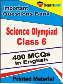 Science Olympiad Class 6 Exam Objective MCQ Book in English