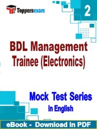 BDL Management Trainee (Electronics) PDF Book In English