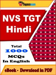 NVS TGT Hindi PDF Book In English