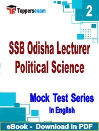 SSB ODISHA LECTURER POLITICAL SCIENCE   PDF Book In English