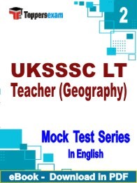UKSSSC LT Teacher (Geography) PDF Book In English