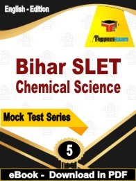 Bihar SLET Chemical Science  Exam Practice Set Book in English