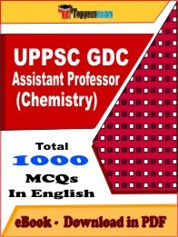 UPPSC GDC Assistant Professor (Chemistry) PDF Book In English