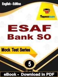 ESAF Bank SO PDF Book In English